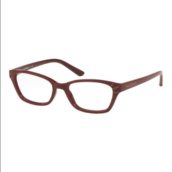 NWT TORY BURCH Bordeaux Rectangular Eyeglasses $200 - Picture 2 of 9